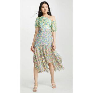 AMUR Jaylah Dress in Multicolor 2 Womens Floral Cocktail Midi